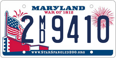 MD license plate 2MD9410