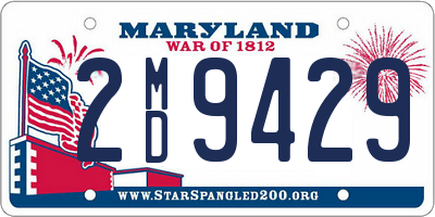 MD license plate 2MD9429