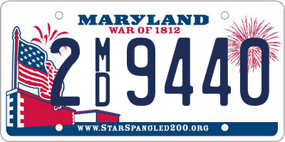 MD license plate 2MD9440