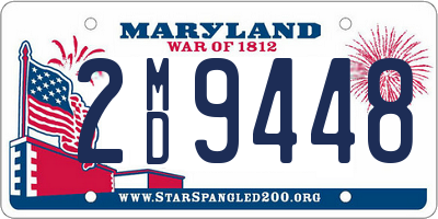 MD license plate 2MD9448