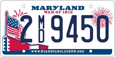 MD license plate 2MD9450