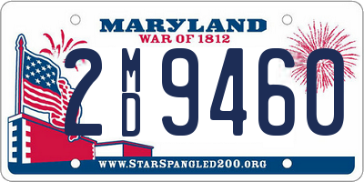 MD license plate 2MD9460