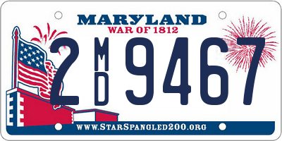 MD license plate 2MD9467