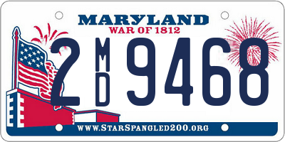 MD license plate 2MD9468