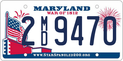 MD license plate 2MD9470