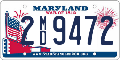 MD license plate 2MD9472