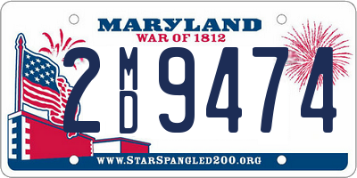 MD license plate 2MD9474