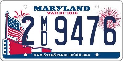 MD license plate 2MD9476