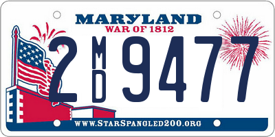 MD license plate 2MD9477