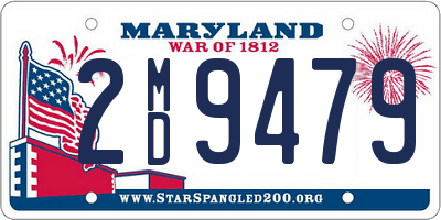 MD license plate 2MD9479