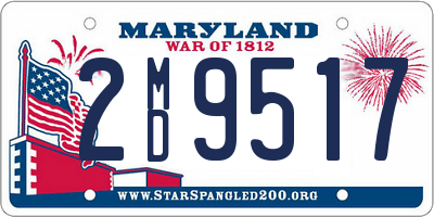 MD license plate 2MD9517