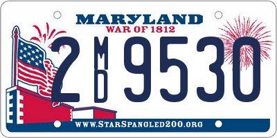 MD license plate 2MD9530