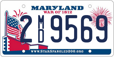 MD license plate 2MD9569