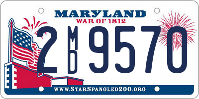 MD license plate 2MD9570