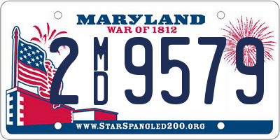 MD license plate 2MD9579