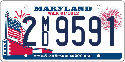 MD license plate 2MD9591