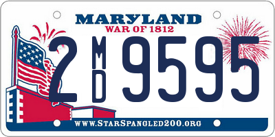 MD license plate 2MD9595