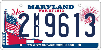 MD license plate 2MD9613