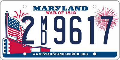 MD license plate 2MD9617