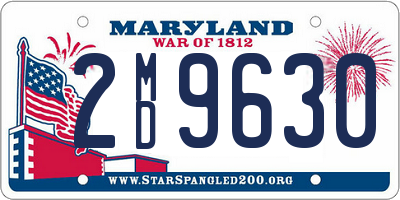 MD license plate 2MD9630