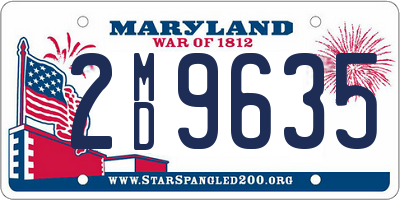 MD license plate 2MD9635