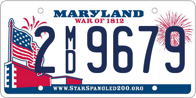 MD license plate 2MD9679