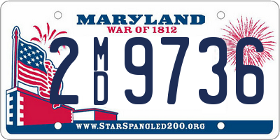 MD license plate 2MD9736