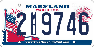 MD license plate 2MD9746