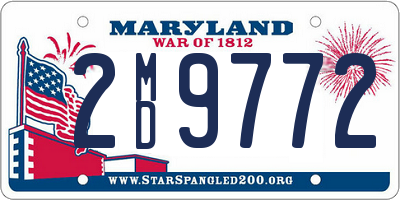 MD license plate 2MD9772