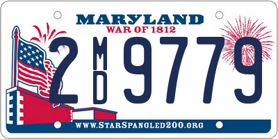 MD license plate 2MD9779