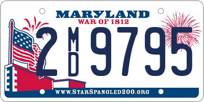 MD license plate 2MD9795