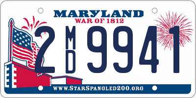 MD license plate 2MD9941