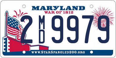 MD license plate 2MD9979