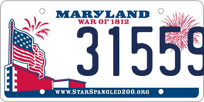 MD license plate 31559