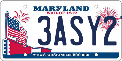 MD license plate 3ASY27