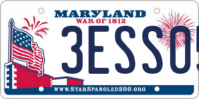 MD license plate 3ESS05