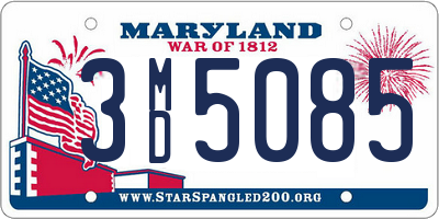 MD license plate 3MD5085