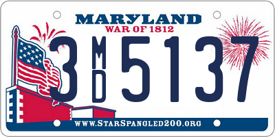MD license plate 3MD5137