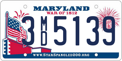 MD license plate 3MD5139