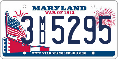 MD license plate 3MD5295
