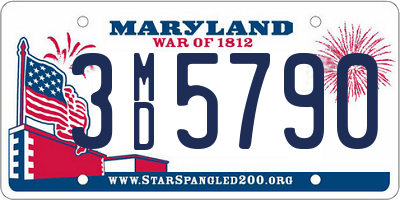 MD license plate 3MD5790