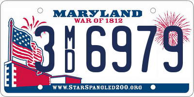 MD license plate 3MD6979