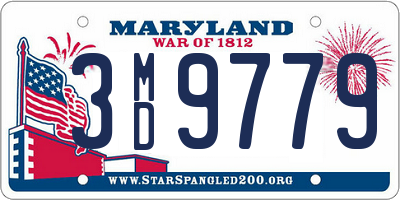 MD license plate 3MD9779