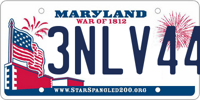 MD license plate 3NLV442