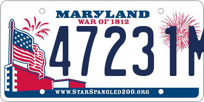 MD license plate 47231M9