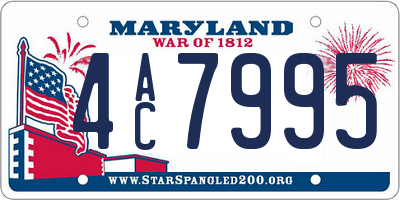 MD license plate 4AC7995