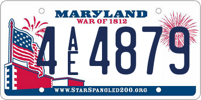 MD license plate 4AE4879