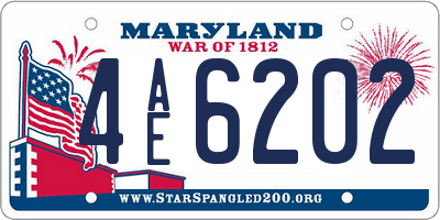 MD license plate 4AE6202