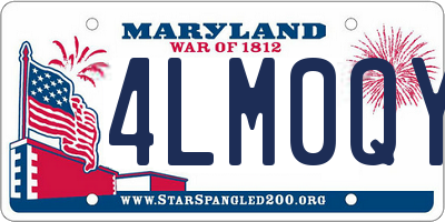 MD license plate 4LM0QY9