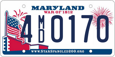 MD license plate 4MD0170